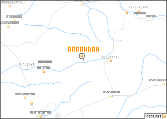 map of Ar Rawḑah