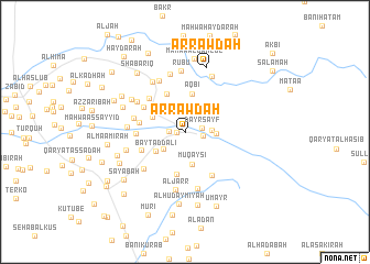 map of Ar Rawḑah