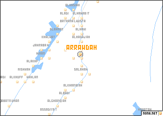 map of Ar Rawḑah