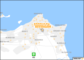 map of Ar Rawḑah