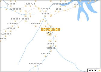 map of Ar Rawḑah