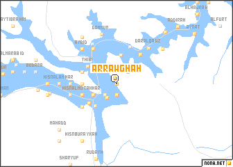 map of Ar Rawghah