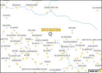 map of Ar Rawnah