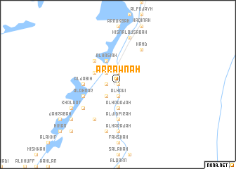 map of Ar Rawnah