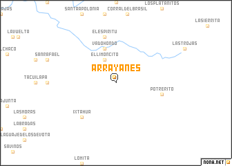 map of Arrayanes