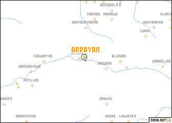 map of Arrayan