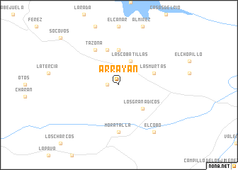 map of Arrayán