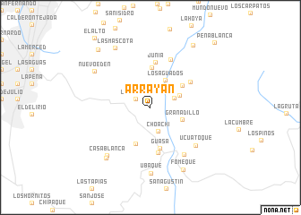 map of Arrayán