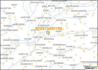 map of Ar Raydānīyah