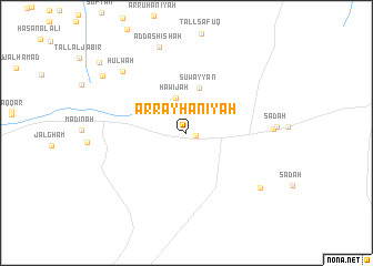 map of Ar Rayḩānīyah