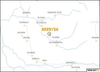 map of Ar Raysh