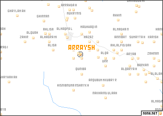 map of Ar Raysh