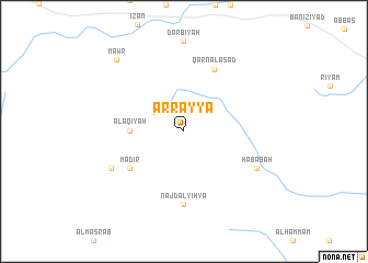 map of Ar Rayyā