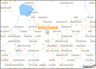 map of Arrenkamp