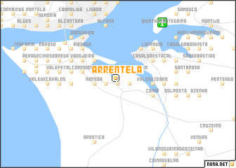 map of Arrentela