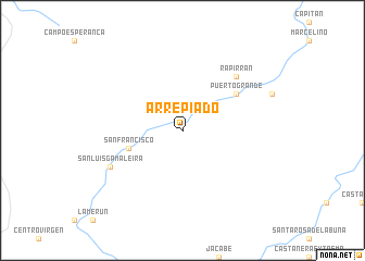 map of Arrepiado