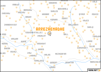 map of Arrëza e Madhe