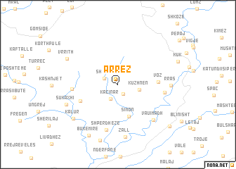 map of Arrëz