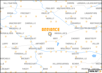map of Arriance