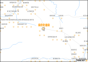 map of Arriba