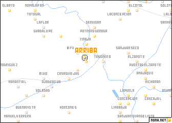 map of Arriba