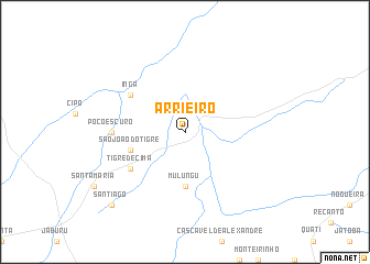 map of Arrieiro