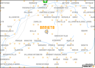 map of Arrieta