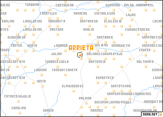 map of Arrieta