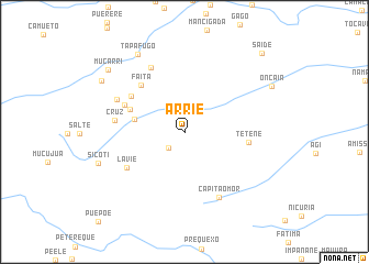 map of Arrie