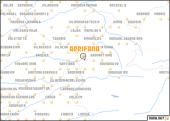 map of Arrifana