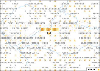 map of Arrifana