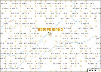 map of Arrifaninha