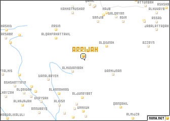 map of Ar Rījah