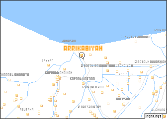 map of Ar Rikābīyah