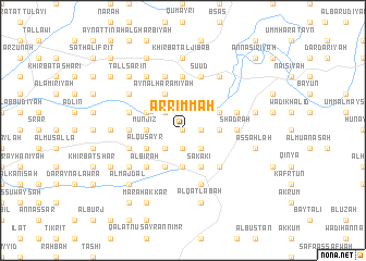 map of Ar Rimmāḩ