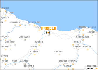 map of Arriola