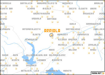 map of Arriola