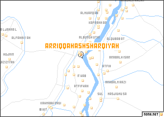 map of Ar Riqqah ash Sharqīyah