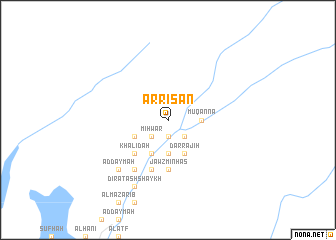 map of Ar Rīsān