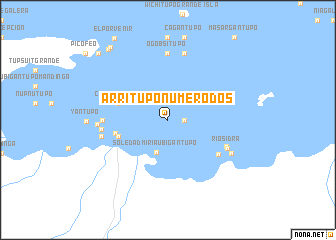 map of Arritupo Número Dos