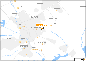 map of Ar Riyāḑ