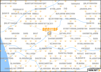 map of Ar Riyāf