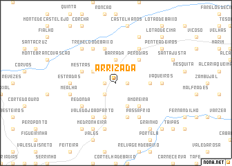 map of Arrizada