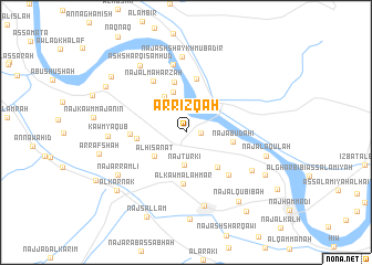 map of Ar Rizqah