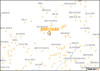 map of Ar Rizwah