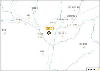 map of Arri