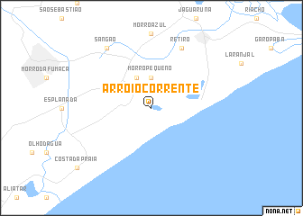 map of Arroio Corrente