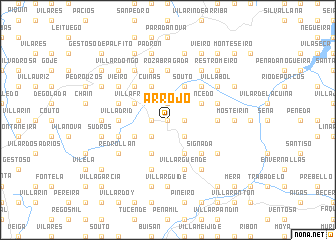 map of Arrojó