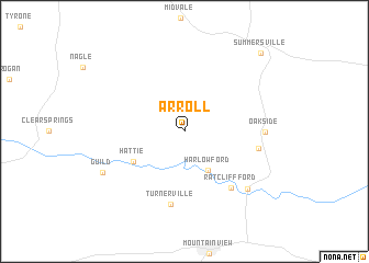 map of Arroll