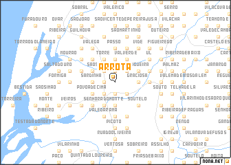 map of Arrota